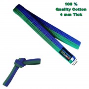 Karate Belt green-blue_ 06